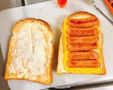 簡単・6枚切り食パン朝サンドイッチ作り方5写真