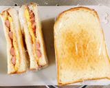 簡単・6枚切り食パン朝サンドイッチ作り方8写真