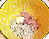 オリーブオイル風味のしらすトースト♪♡作り方1写真