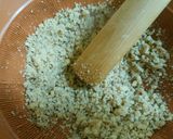 柿とくらげのくるみ和え作り方5写真