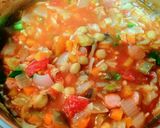 ひよこ豆と野菜の具沢山ミネストローネ♪作り方7写真