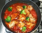 鶏もも肉の煮込み♪クリスマス夕食に♪簡単作り方11写真