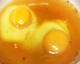 簡単レンジ かにかま豆腐のふわふわ卵とじ作り方2写真