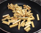 セロリと豆腐の炒め物作り方2写真