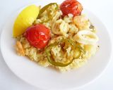 炊飯器とシーフードミックスで　パエリア作り方11写真