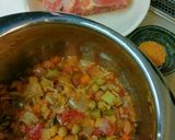 ミネストローネリメイク！鶏肉のトマト煮♪作り方1写真