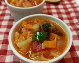 ミネストローネリメイク！鶏肉のトマト煮♪作り方2写真