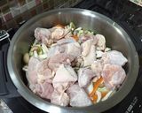 ホットクックで簡単！鶏肉と白菜のスープ作り方3写真