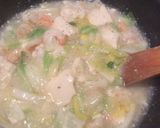白菜たっぷり！海老と豆腐の中華あんかけ作り方7写真