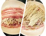もやしと豚バラの重ね蒸し作り方1写真