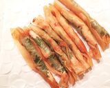 ささみの明太チーズ春巻作り方4写真