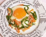 みくりちゃんのお野菜カラフル目玉焼き〜♪作り方5写真