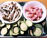 ごろごろベーコンのトマトソースパスタ作り方2写真