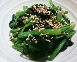 胡麻油香る春菊ナムル作り方3写真
