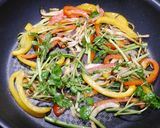 簡単！クレソンときのこの味噌ワインソテー作り方3写真