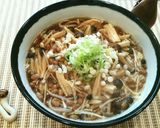 ヘルシー♡きのこと納豆の温かいお蕎麦♡作り方4写真