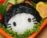 黒猫キティのハロウィン弁当（キャラ弁）作り方12写真