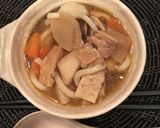 簡単で本格的☆ごま油香る うどん鍋作り方7写真