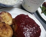 ワインに合う♪肉々しいハンバーグ作り方13写真