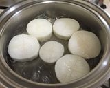 ひら天と北之庄菜の炊いたん作り方3写真