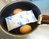 綺麗に剥ける！とろ～り半熟ゆで卵♪作り方5写真