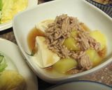 じゃが豆腐の鳥ミンチあんかけ作り方8写真