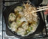 牛蒡と肉団子鍋♪簡単肉団子スープ作り方8写真