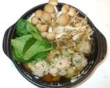 牛蒡と肉団子鍋♪簡単肉団子スープ作り方10写真