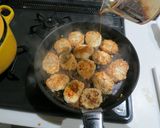 節約♡ヘルシー♡鶏つくねバーグ作り方5写真