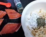 【鮭のじゃがサンド・にんにくバター醤油】作り方3写真