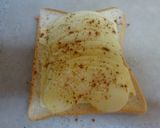 食パンで簡単♪アップルシナモントースト作り方4写真