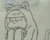 おそ松さん★ 簡単 ★ チョコプレート作り方3写真