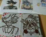 ドラゴンボール ★ チョコプレート作り方6写真