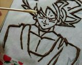 ドラゴンボール ★ チョコプレート作り方7写真