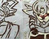 ドラゴンボール ★ チョコプレート作り方9写真