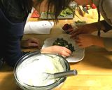 クリスマスツリーケーキ作り方8写真