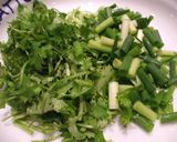 休日のブランチ☆香草＆黒酢チャーハン作り方2写真