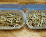 お肉に塩こしょうをしてすき焼き作り方2写真