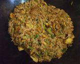 休日のブランチ☆香草＆黒酢チャーハン作り方9写真