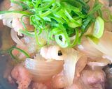 簡単な豚バラたっぷり肉うどん作り方5写真