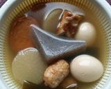 調理済おでんをひと手間で・・味噌味おでん作り方4写真