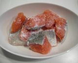秋鮭のポン酢しょうゆバター焼き作り方1写真