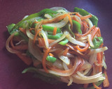 ☆野菜炒めと目玉焼きのトーストサンド☆作り方4写真