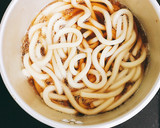 簡単☆ちょっぴり甘い海苔たまうどん作り方5写真