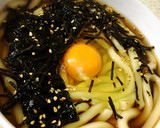 簡単☆ちょっぴり甘い海苔たまうどん作り方6写真
