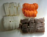 母の味☆わが家のめった汁は酒粕入り♪作り方1写真