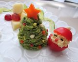 離乳食♡サツマイモdeクリスマスツリー作り方12写真