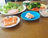 薄焼き卵でラップサンド作り方4写真