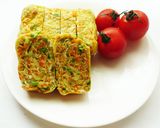 ケランマリ　韓国風カラフル玉子焼き作り方6写真