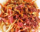 野菜たっぷりしりしりwithベーコン作り方10写真